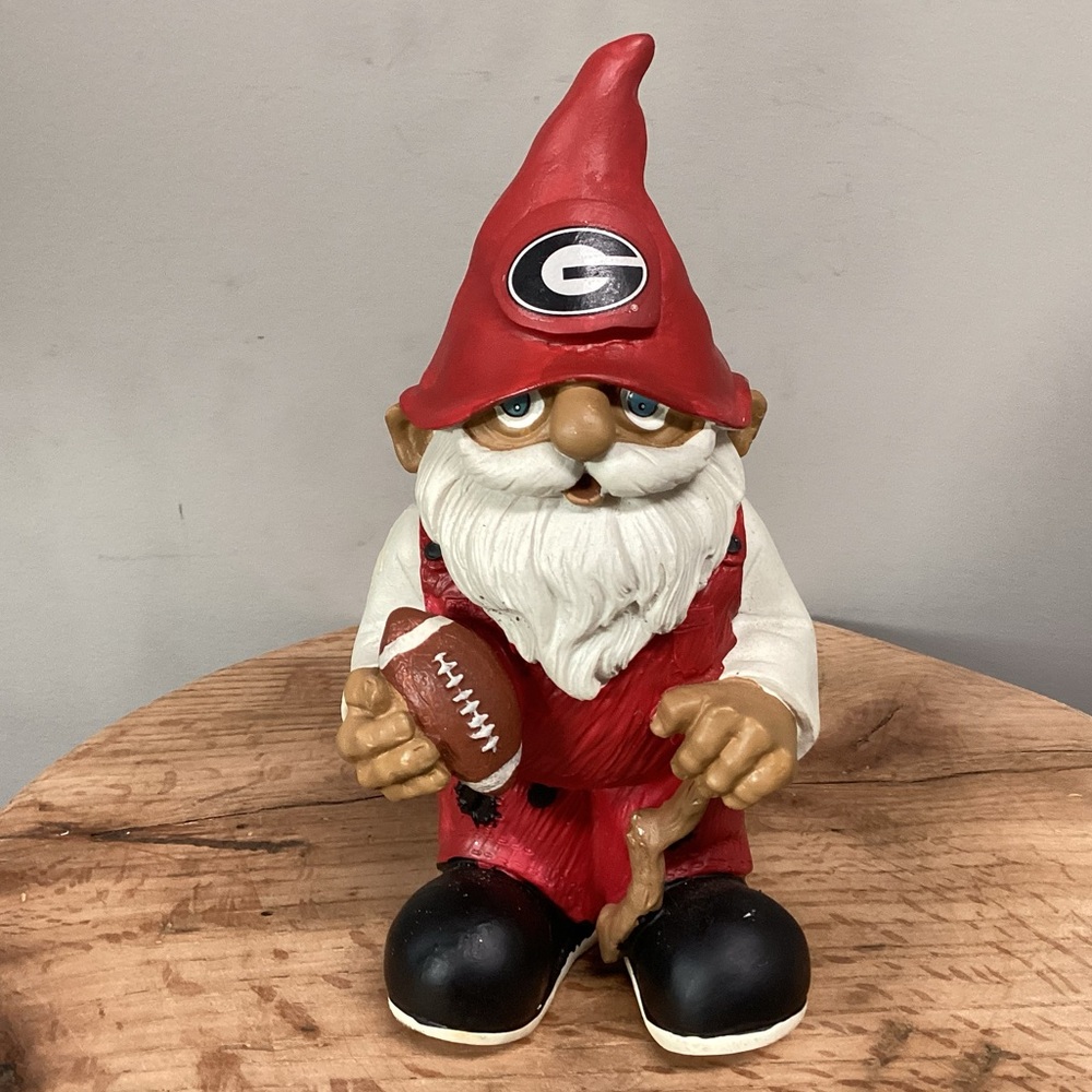 🔴 Georgia Bulldogs Gnome - UGA Football - Gently Used - Official Licensed Item